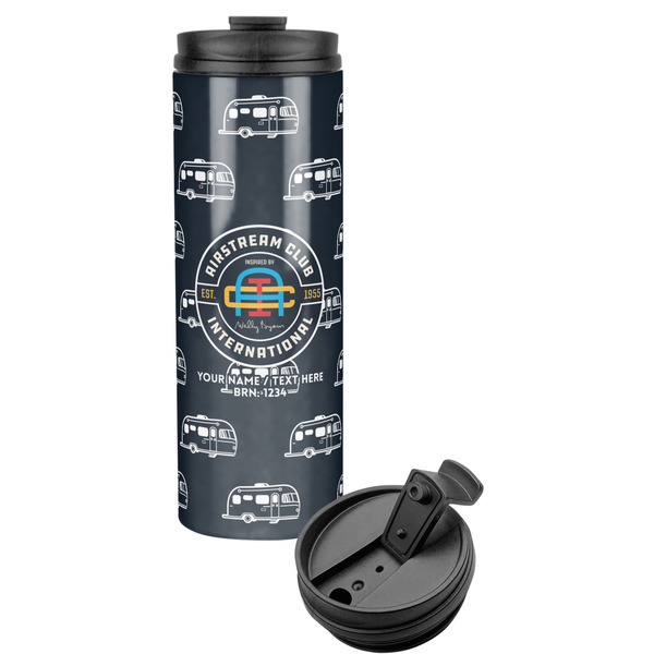 Custom Airstream Club International Logo Stainless Steel Skinny Tumbler - 16 oz