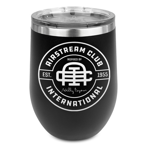 Custom Airstream Club International Logo Stemless Stainless Steel Wine Tumbler