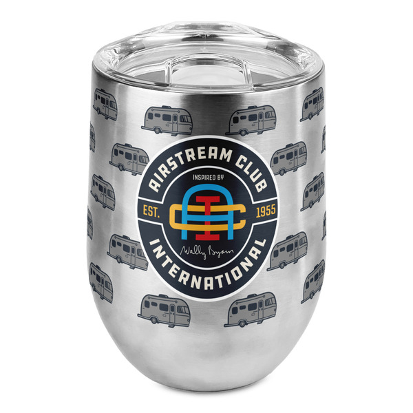 Custom Airstream Club International Logo Stemless Wine Tumbler - Full Print