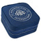 Airstream Club International Logo Travel Jewelry Boxes - Leather - Navy Blue - Angled View