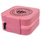 Airstream Club International Logo Travel Jewelry Boxes - Leather - Pink - View from Rear