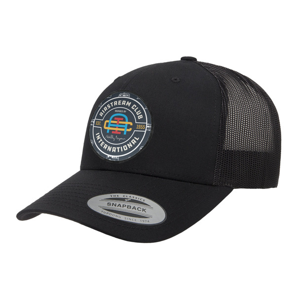 Custom Airstream Club International Logo Trucker Hat - Black