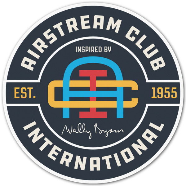 Custom Airstream Club International Logo Graphic Decal - Large