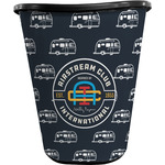 Airstream Club International Logo Waste Basket - Single-Sided - Black