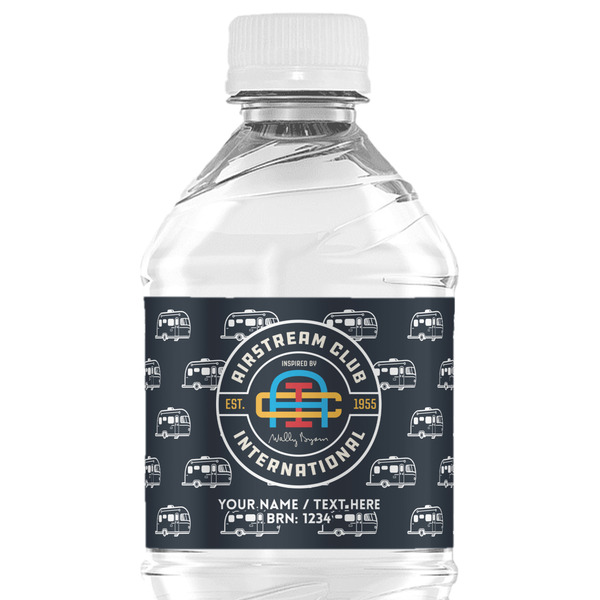 Custom Airstream Club International Logo Water Bottle Labels - Custom Sized