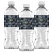 Airstream Club International Logo Water Bottle Labels - Front View