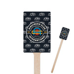 Airstream Club International Logo 6.25" Rectangle Wooden Stir Sticks - Double-Sided