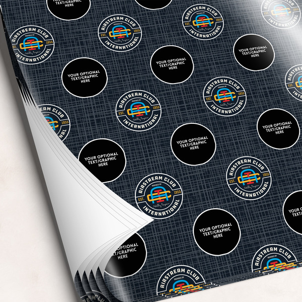 Custom Airstream Club International Logo Wrapping Paper Sheets