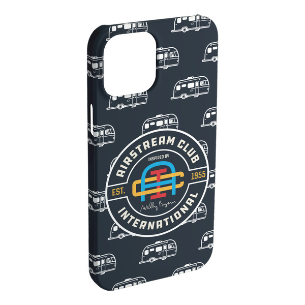 Custom Airstream Club International Logo iPhone Case - Plastic - iPhone 15 Plus