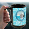 Silver on the Seas 15oz. Black Mug - Lifestyle