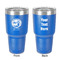 Silver on the Seas 30 oz Stainless Steel Ringneck Tumbler - Blue - Double Sided - Front & Back