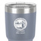 Silver on the Seas 30 oz Stainless Steel Ringneck Tumbler - Grey - Close Up