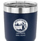 Silver on the Seas 30 oz Stainless Steel Ringneck Tumbler - Navy - CLOSE UP