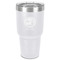 Silver on the Seas 30 oz Stainless Steel Ringneck Tumbler - White - Front