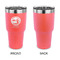 Silver on the Seas 30 oz Stainless Steel Ringneck Tumblers - Coral - Single Sided - APPROVAL