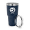 Silver on the Seas 30 oz Stainless Steel Ringneck Tumblers - Navy - LID OFF