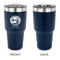 Silver on the Seas 30 oz Stainless Steel Ringneck Tumblers - Navy - Single Sided - APPROVAL