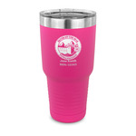 Silver on the Seas 30 oz Stainless Steel Tumbler - Pink - Single-Sided