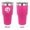 Silver on the Seas 30 oz Stainless Steel Ringneck Tumblers - Pink - Single Sided - APPROVAL