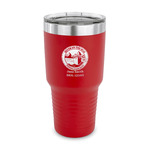 Silver on the Seas 30 oz Stainless Steel Tumbler - Red - Single-Sided