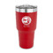 Silver on the Seas 30 oz Stainless Steel Ringneck Tumblers - Red - FRONT