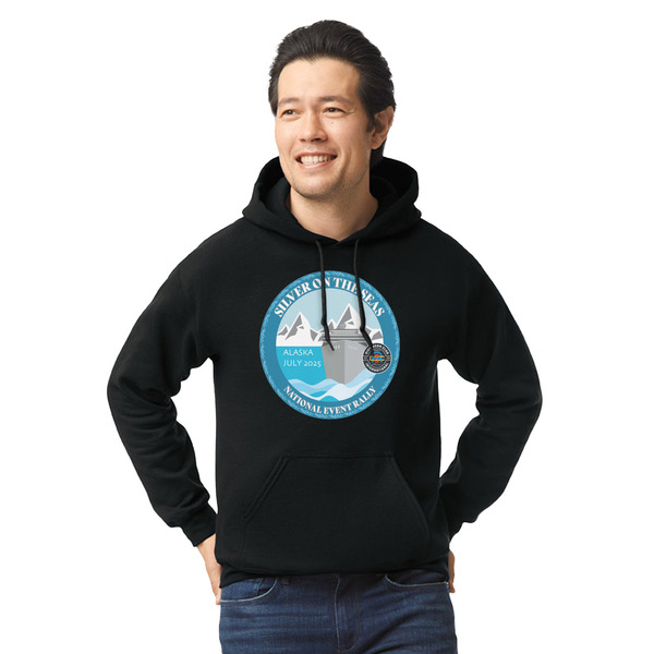 Custom Silver on the Seas Hoodie - Black