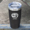 Silver on the Seas Black Polar Camel Tumbler - 20oz - Angled