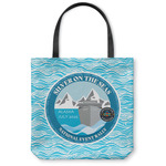 Silver on the Seas Canvas Tote Bag - Large - 18" x 18"