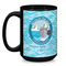 Silver on the Seas Coffee Mug - 15 oz - Black