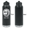 Silver on the Seas Laser Engraved Water Bottles - Front Engraving - Front & Back View