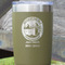 Silver on the Seas Olive Polar Camel Tumbler - 20oz - Close Up