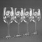 Silver on the Seas Personalized Wine Glasses (Set of 4)