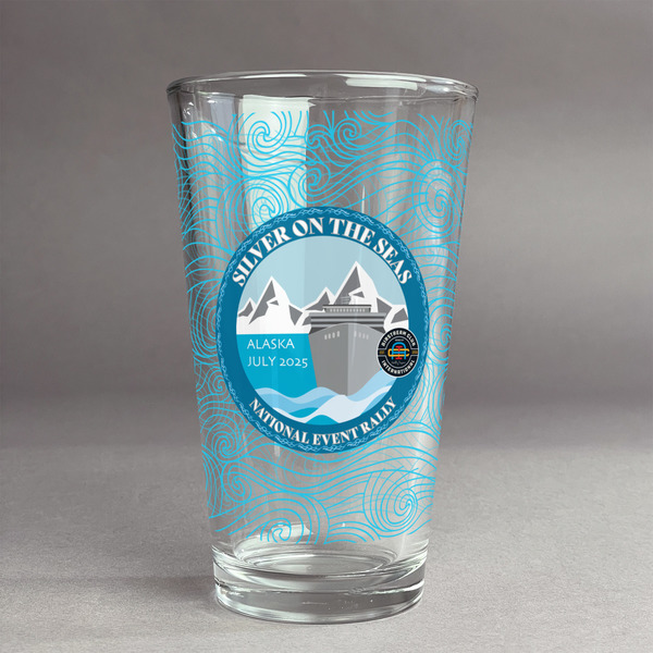 Custom Silver on the Seas Pint Glass - Full Print