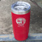 Silver on the Seas Red Polar Camel Tumbler - 20oz - Angled