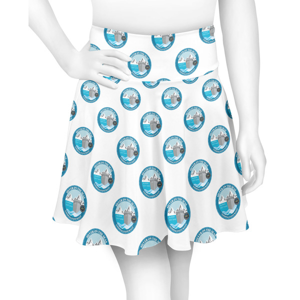 Custom Silver on the Seas Skater Skirt - Medium