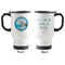 Silver on the Seas Stainless Steel Travel Mug with Handle - Front & Back