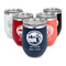 Silver on the Seas Steel Wine Tumblers Multiple Colors