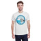 Silver on the Seas White Crew T-Shirt on Model - Front