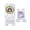 Dental Insignia / Emblem Stylized Phone Stand - Front & Back - Small