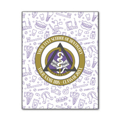 Dental Insignia / Emblem Wood Print - 11" x 14" (Personalized)