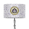 Dental Insignia / Emblem 12" Drum Lampshade - ON STAND (Fabric)