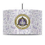 Dental Insignia / Emblem 12" Drum Pendant Lamp - Fabric (Personalized)