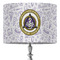 Dental Insignia / Emblem 16" Drum Lampshade - ON STAND (Fabric)