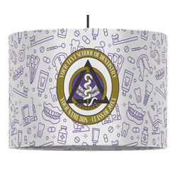 Dental Insignia / Emblem Drum Pendant Lamp (Personalized)