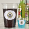 Dental Insignia / Emblem 16oz Party Cup & Plastic Shot Glass - In Context
