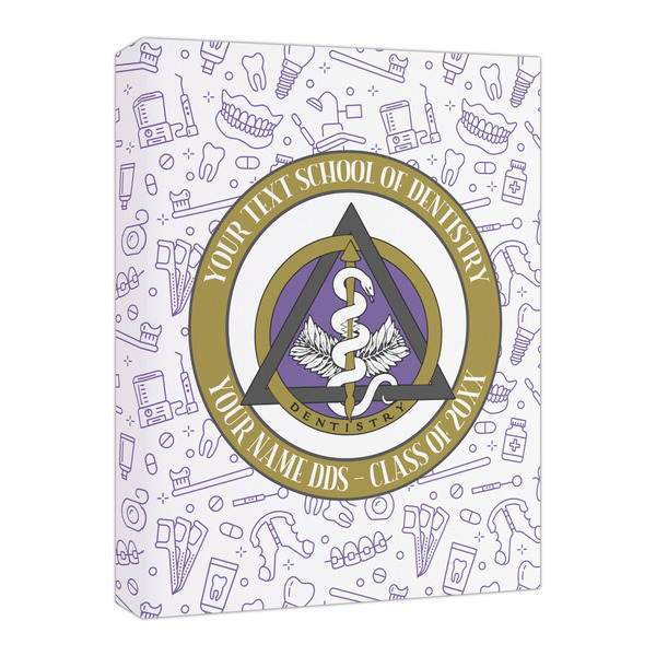 Custom Dental Insignia / Emblem Canvas Print - 16" x 20" (Personalized)