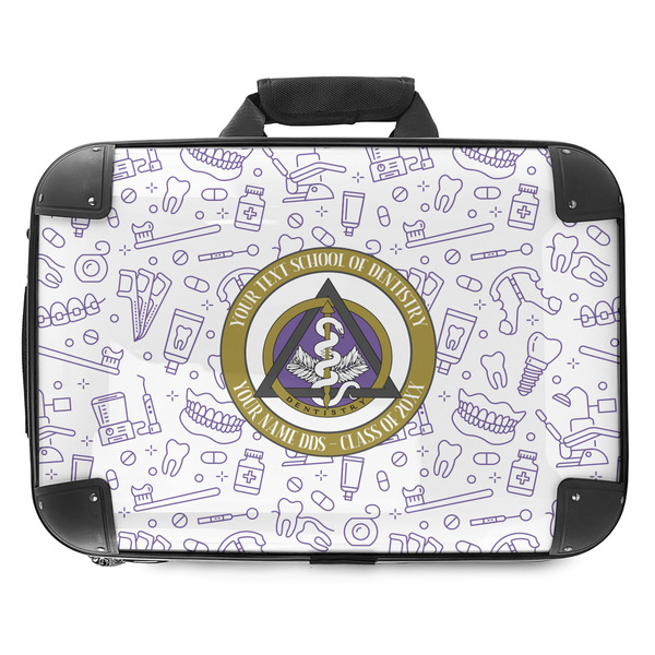 Custom Dental Insignia / Emblem Hard Shell Briefcase - 18" (Personalized)