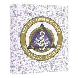 Dental Insignia / Emblem Canvas Print - 20" x 24" (Personalized)