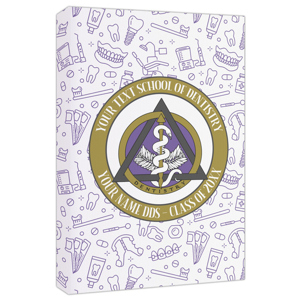 Custom Dental Insignia / Emblem Canvas Print - 20" x 30" (Personalized)