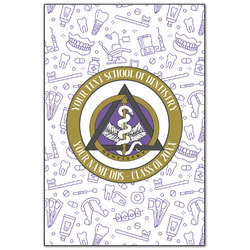 Dental Insignia / Emblem Wood Print - 20" x 30" (Personalized)